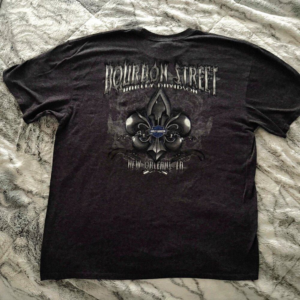 Vintage Harley-Davidson Bourbon Street XL Tee – NOLA nightlife meets biker legen